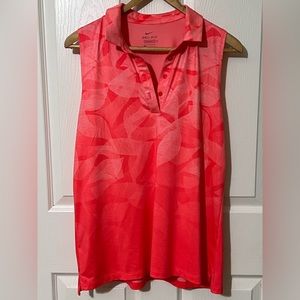 Nike Women's Dri-Fit Print golf top